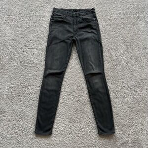 Mother High Waisted Looker As Darkness Fell Jeans Womens 27 Gray High Rise